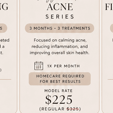 Oxygen Rx Acne Series (Models) at Jemm Esthetics in Moreno Valley, CA
